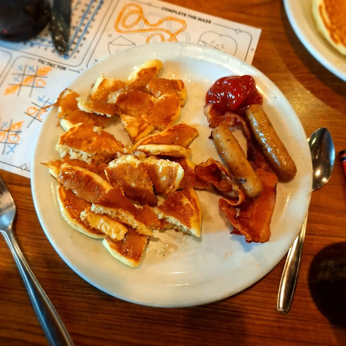 Kids Pancake Combo Sausage