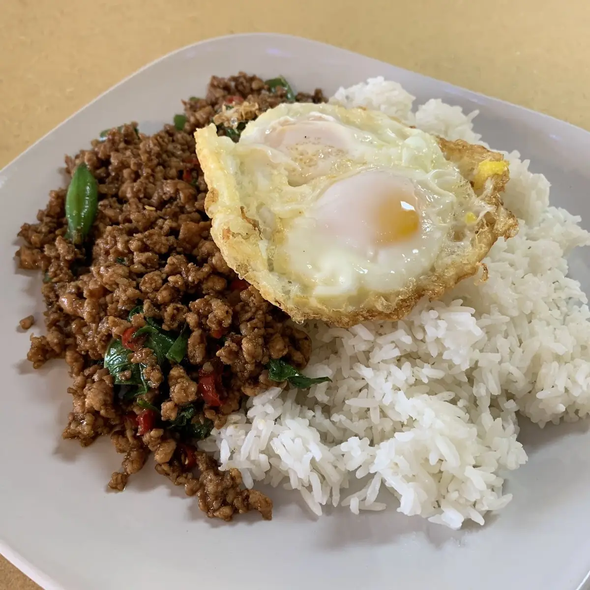 Ka Pow Moo SAAP Spicy Ground Pork Basil