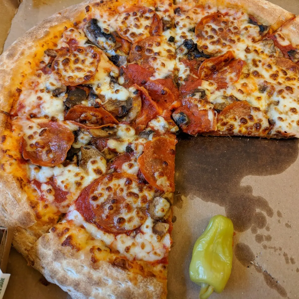 Pepperoni Mushroom Pizza