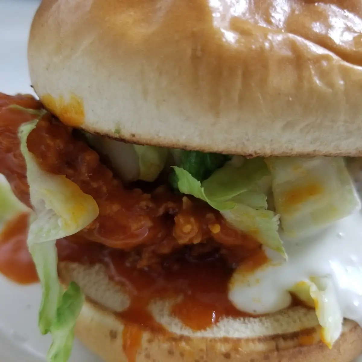Buffalo Chicken Burger Wilto FF