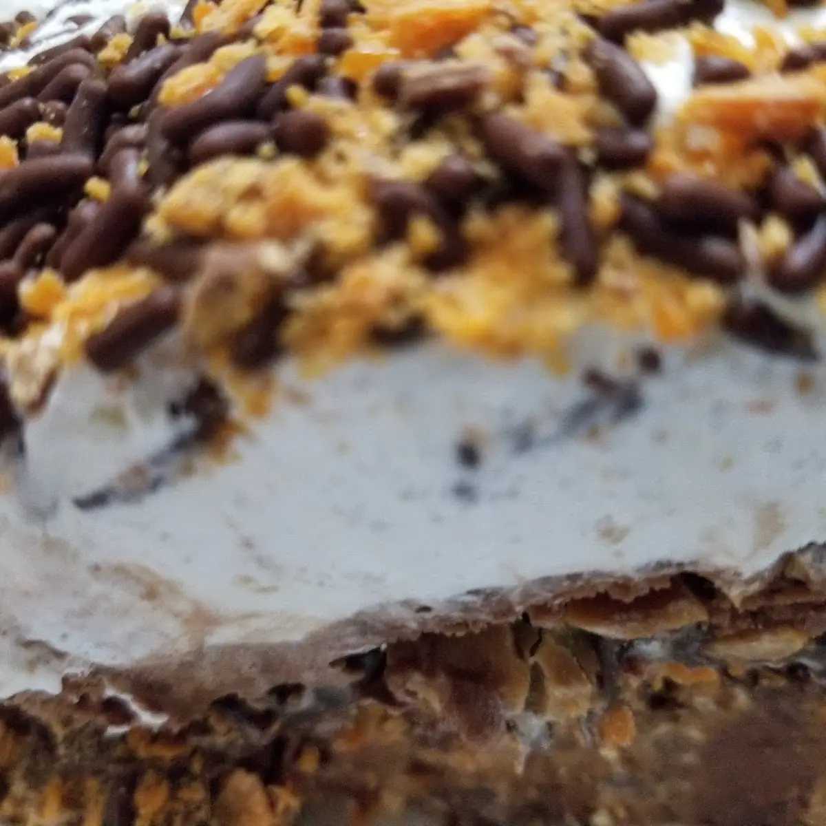 Chocolate Peanut Butter Ice Cream Cake