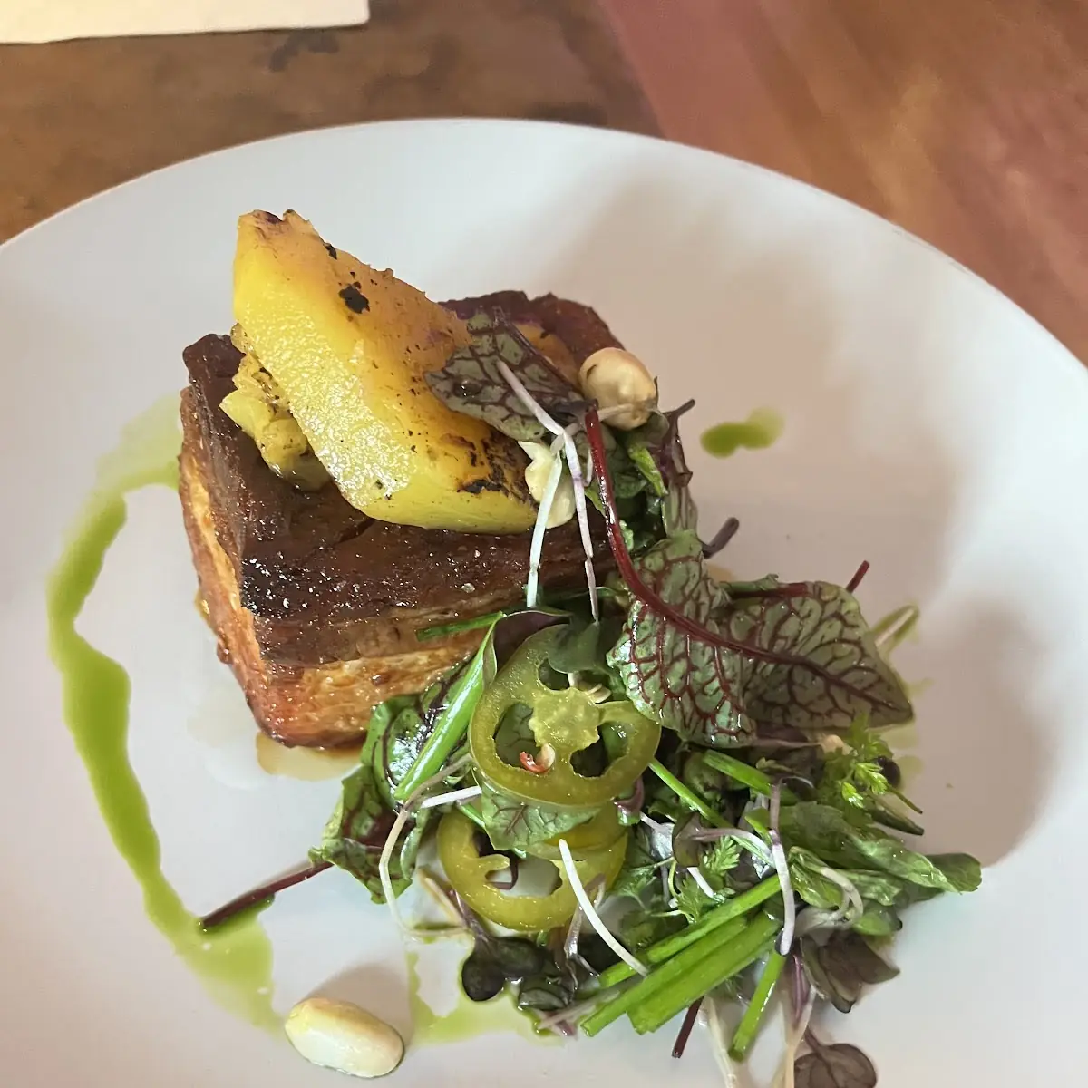 Pork Belly and Grits