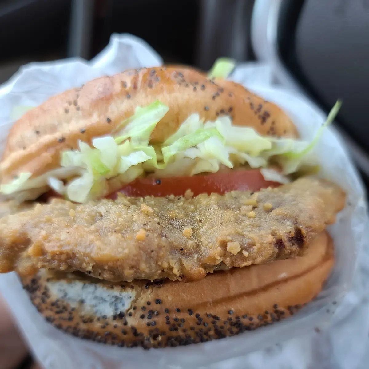 Fried Steak Sandwich