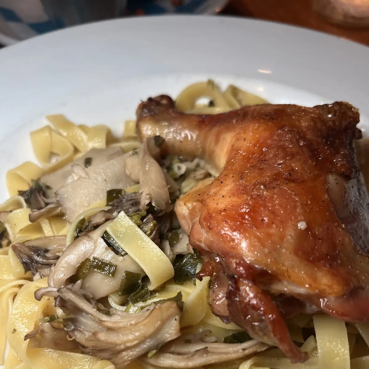 Braised Chicken Tagliatelle
