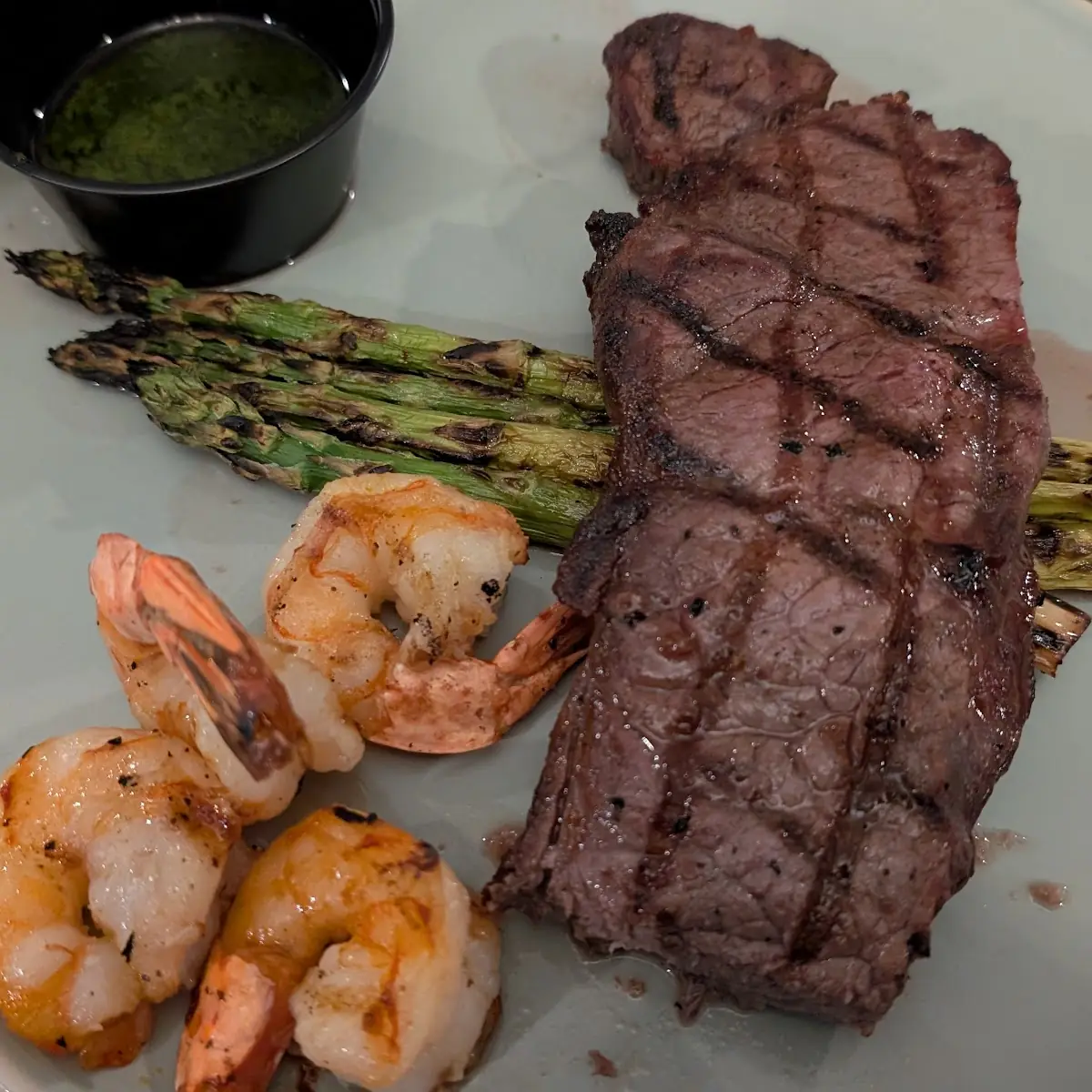 Surf and Turf Sirloin and Shrimp