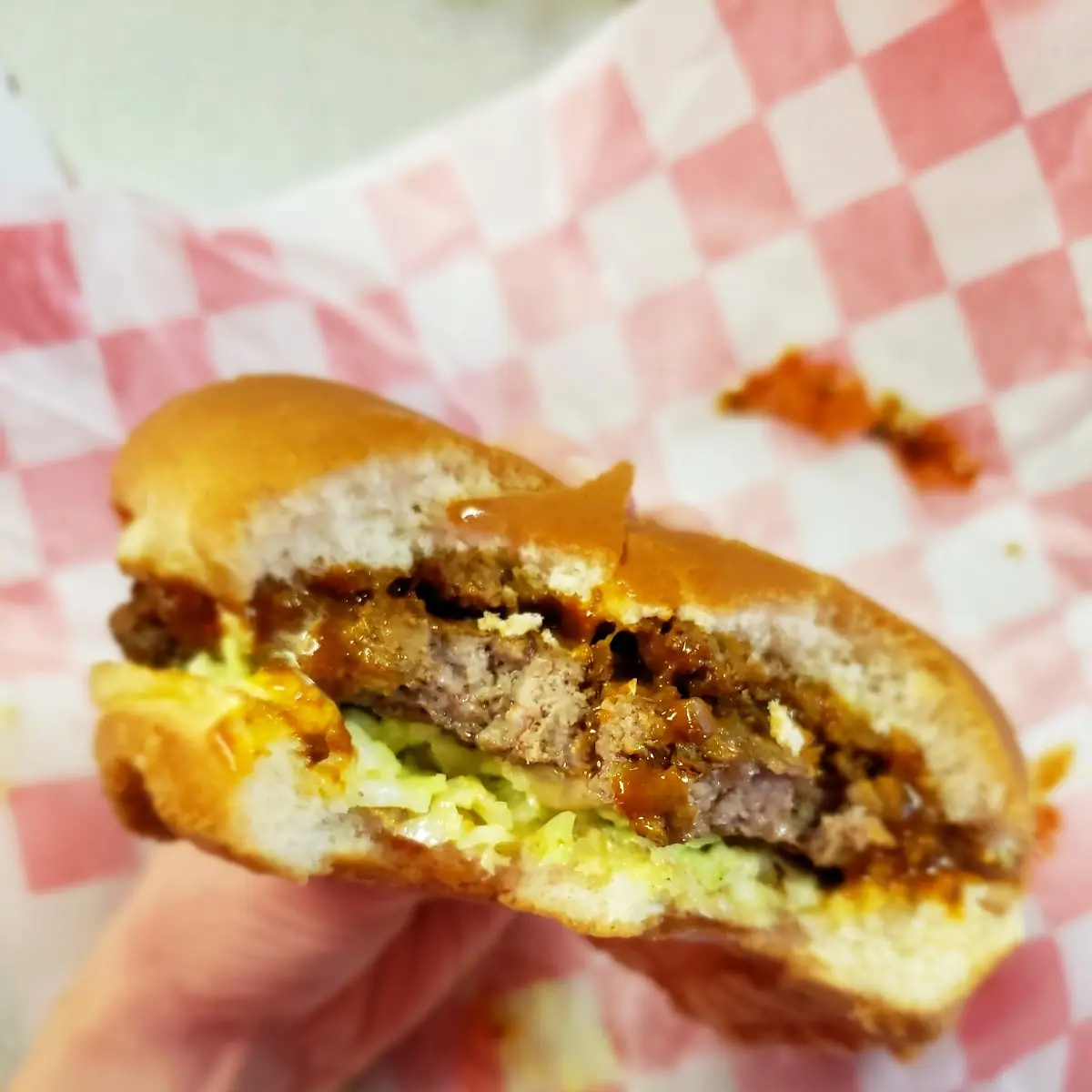 Chili Slaw Burger