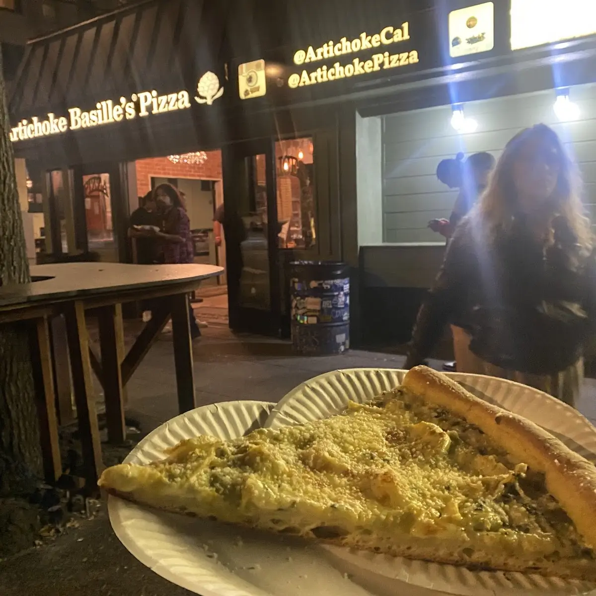 Artichoke Pizza Slice