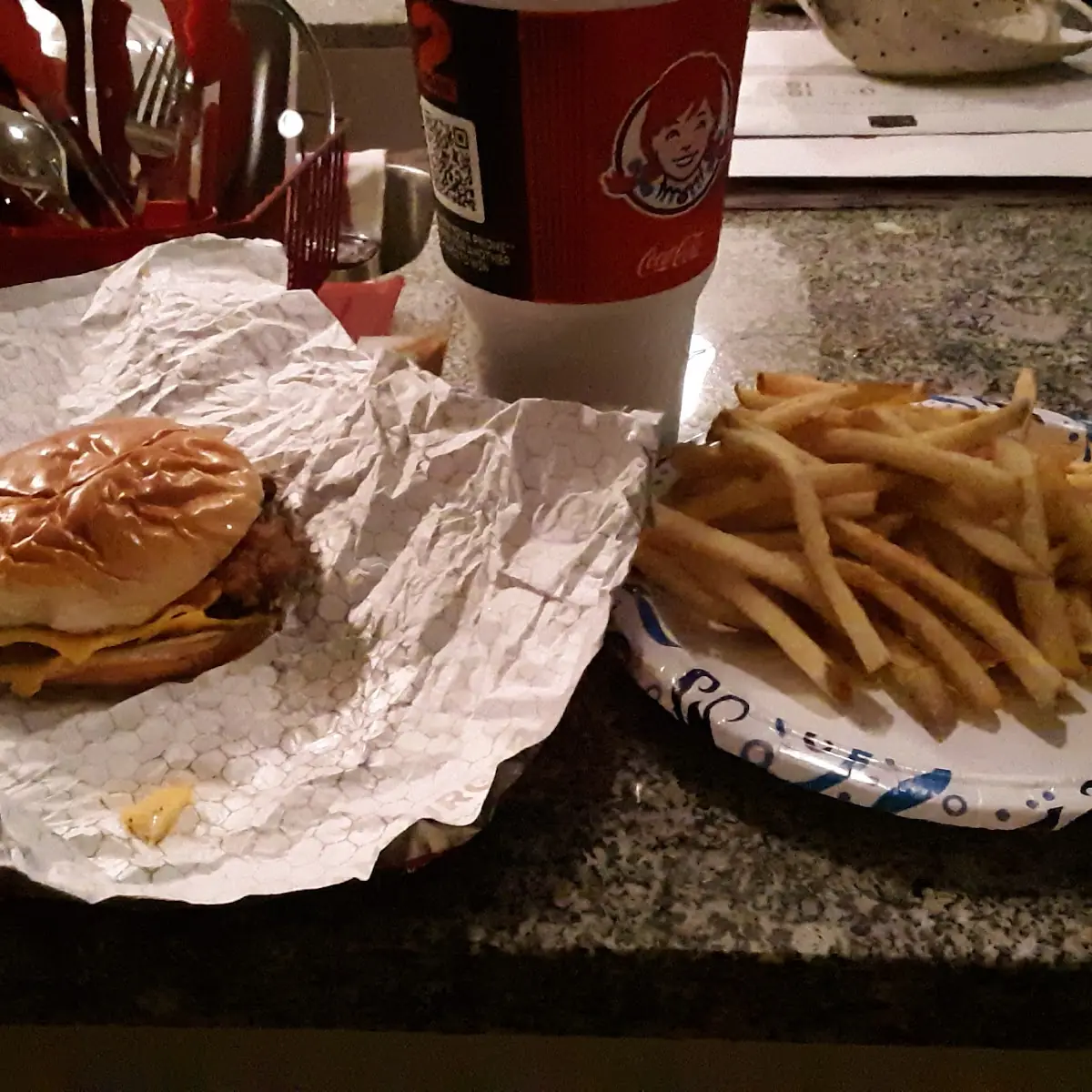 Bourbon Bacon Cheeseburger Combo Large