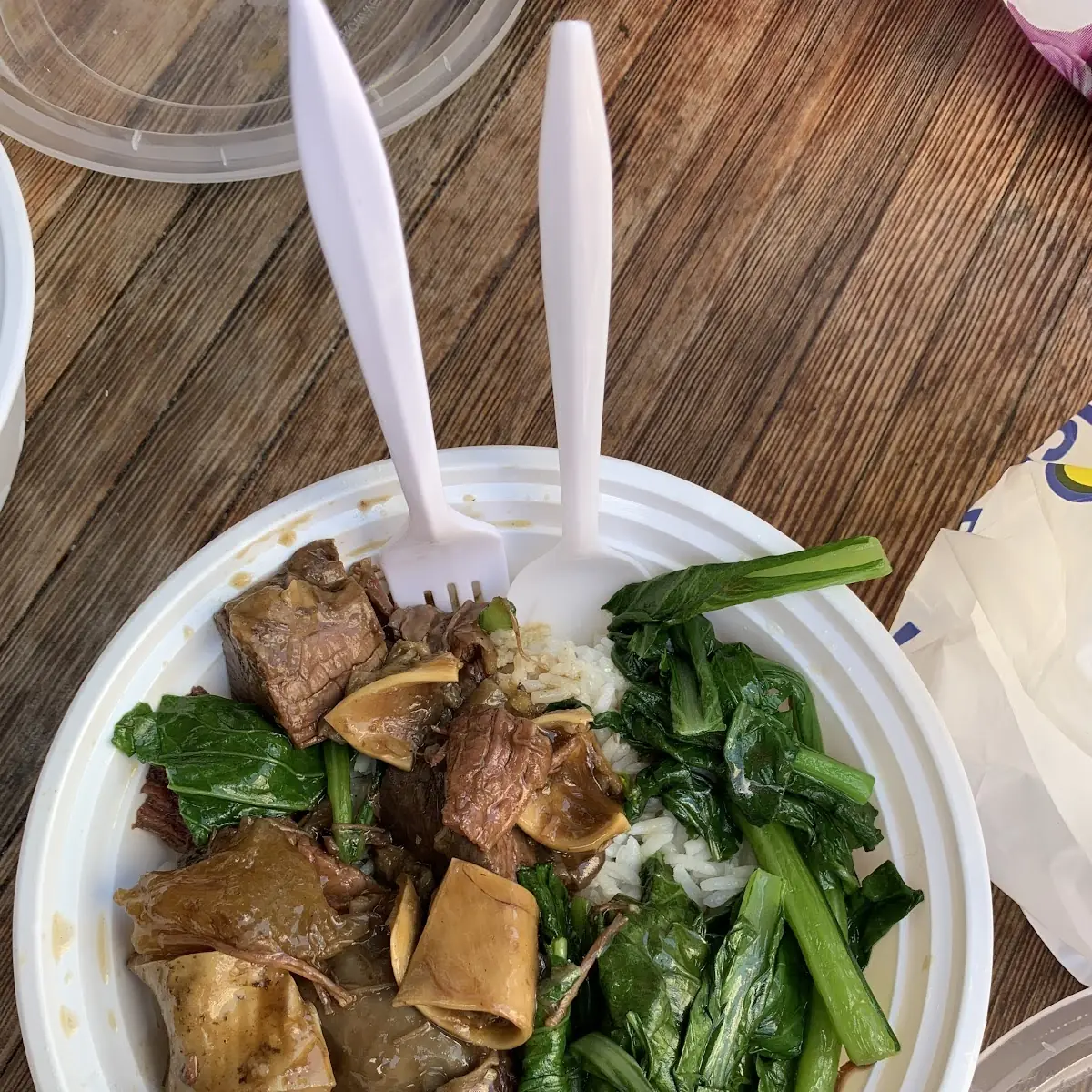 Beef Brisket over Rice