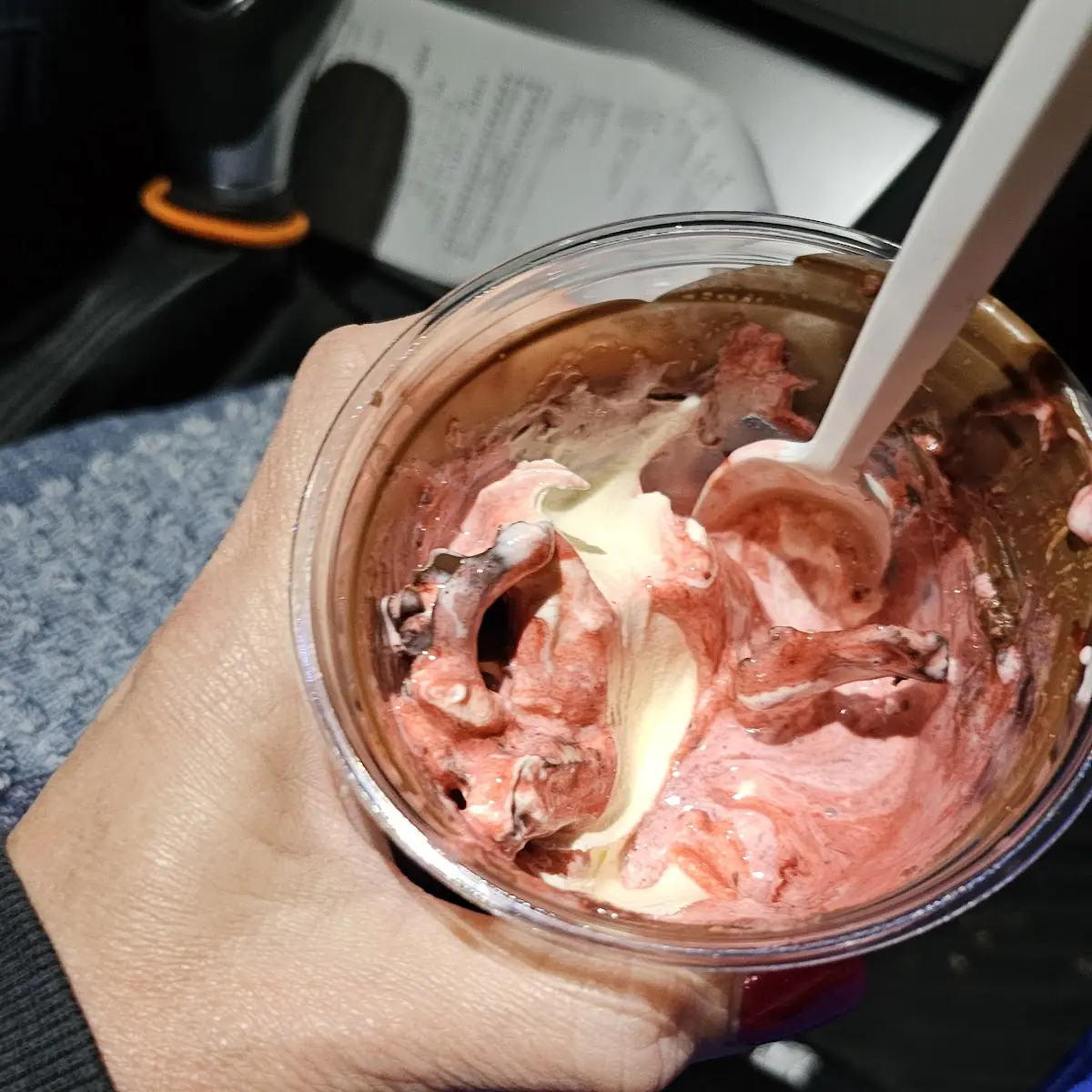 Chocolate Covered Strawberry Sundae