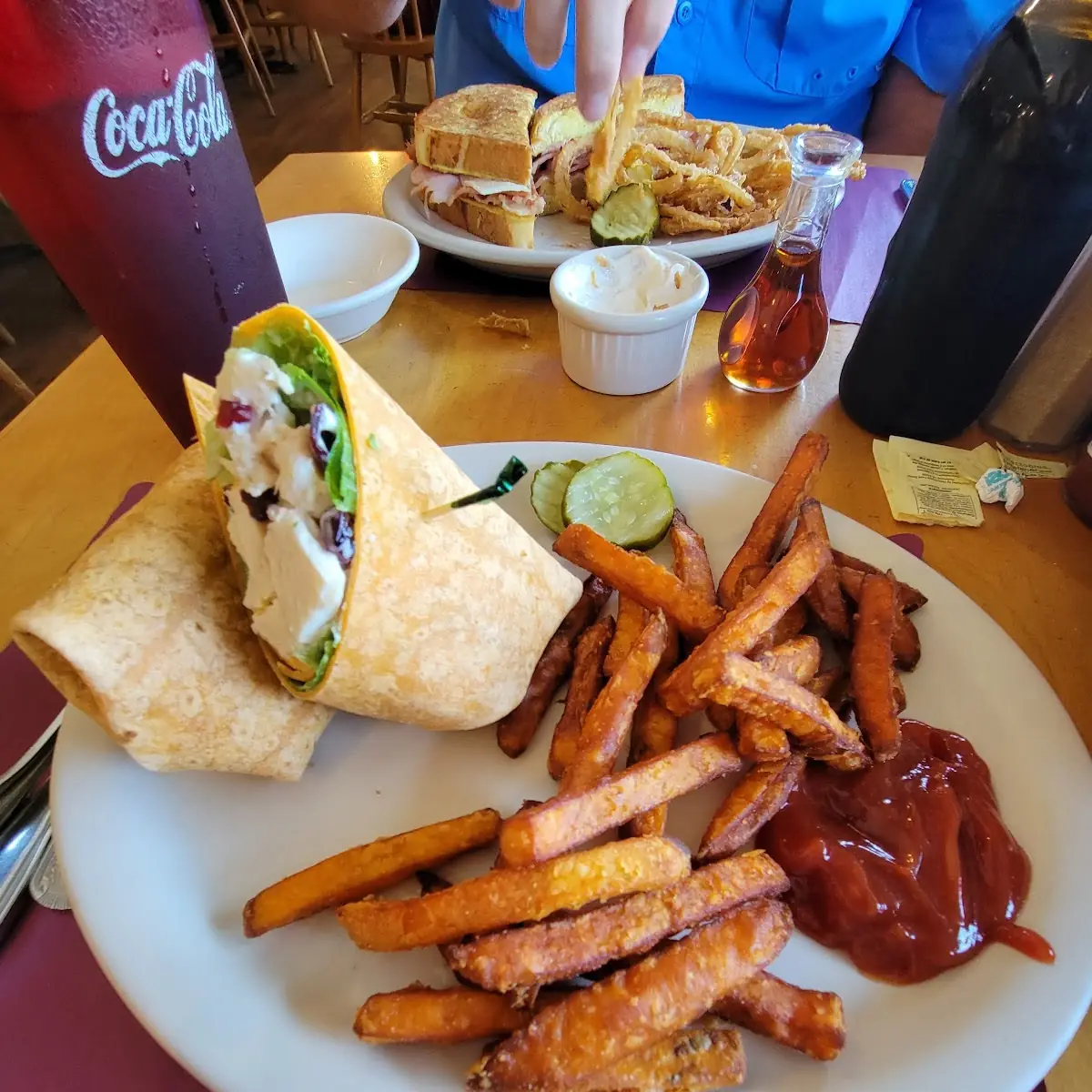 Cranberry Orange Chicken Salad Wrap