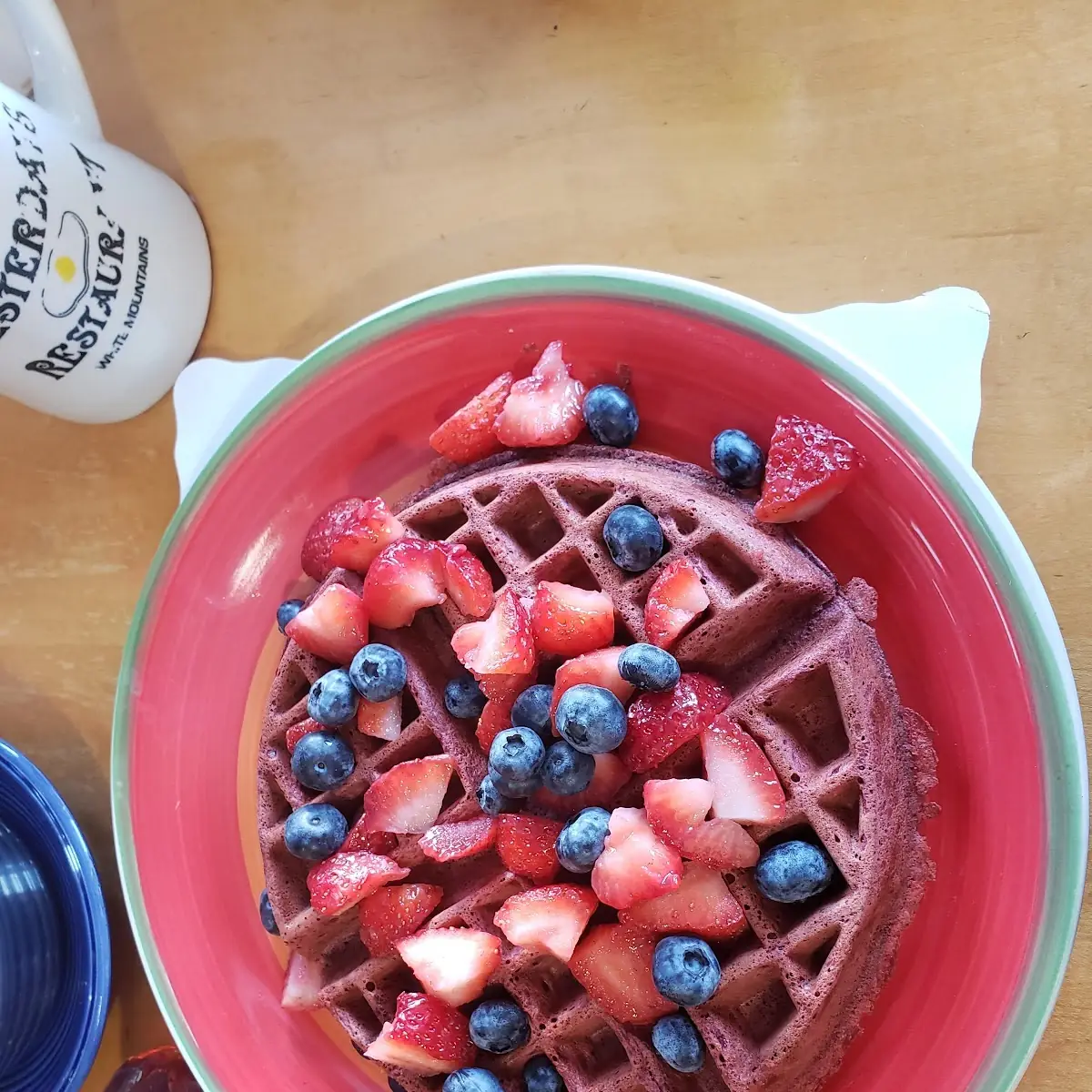 Red Velvet Belgian Waffle