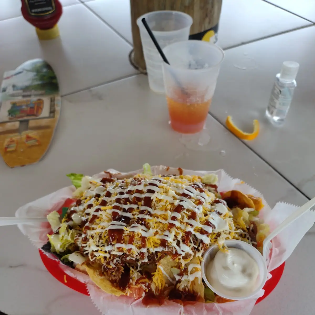 BBQ Pork Nachos
