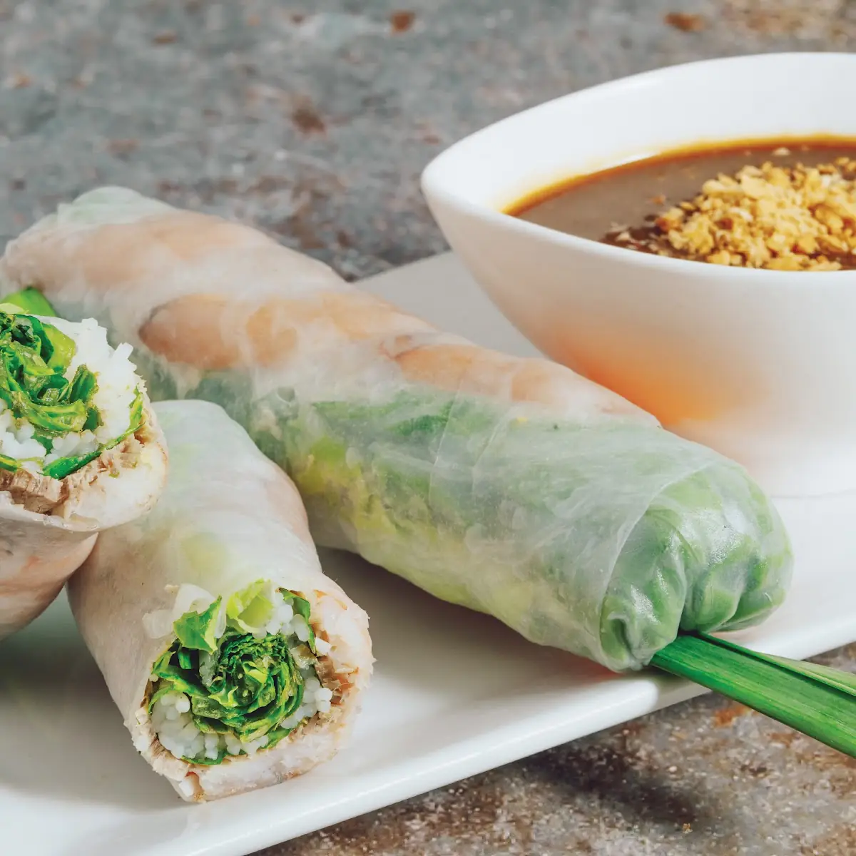 Steamed Rice Rolls