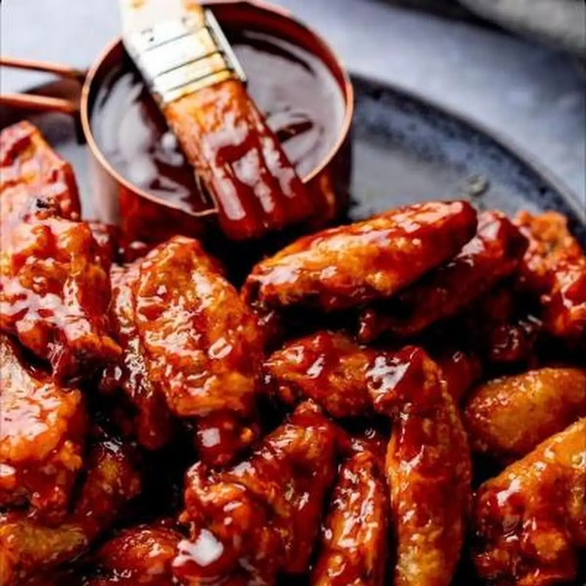 Spicy Fried Jerk BBQ Chicken Wings