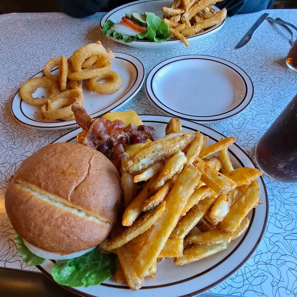 Cheeseburger Bacon and Beer Battered Fries