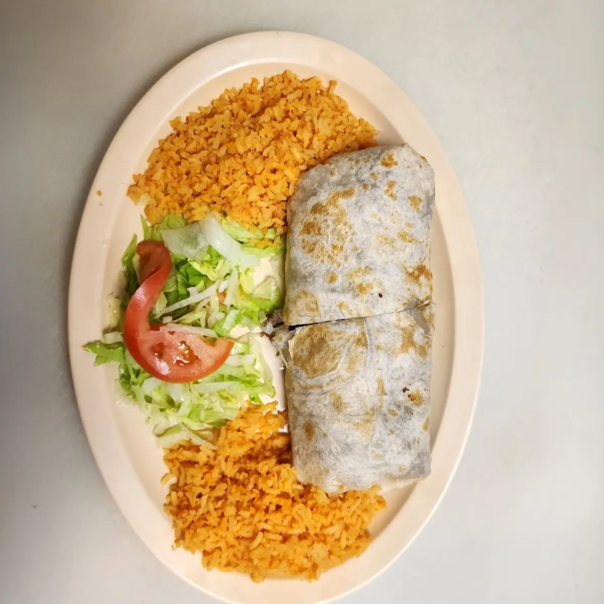 Chicken Enchilada and 1 Steak Taco