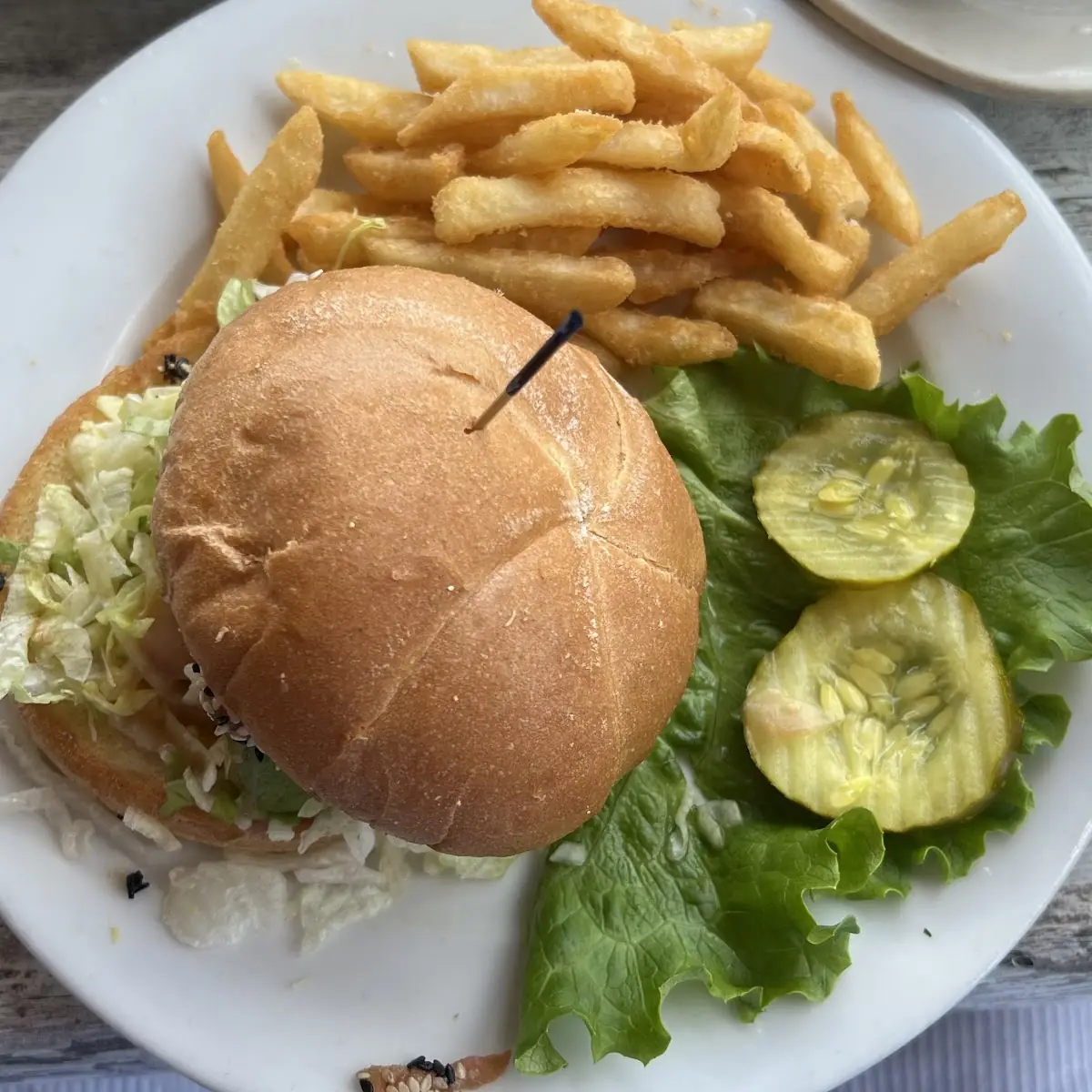 Ahi Tuna Burger