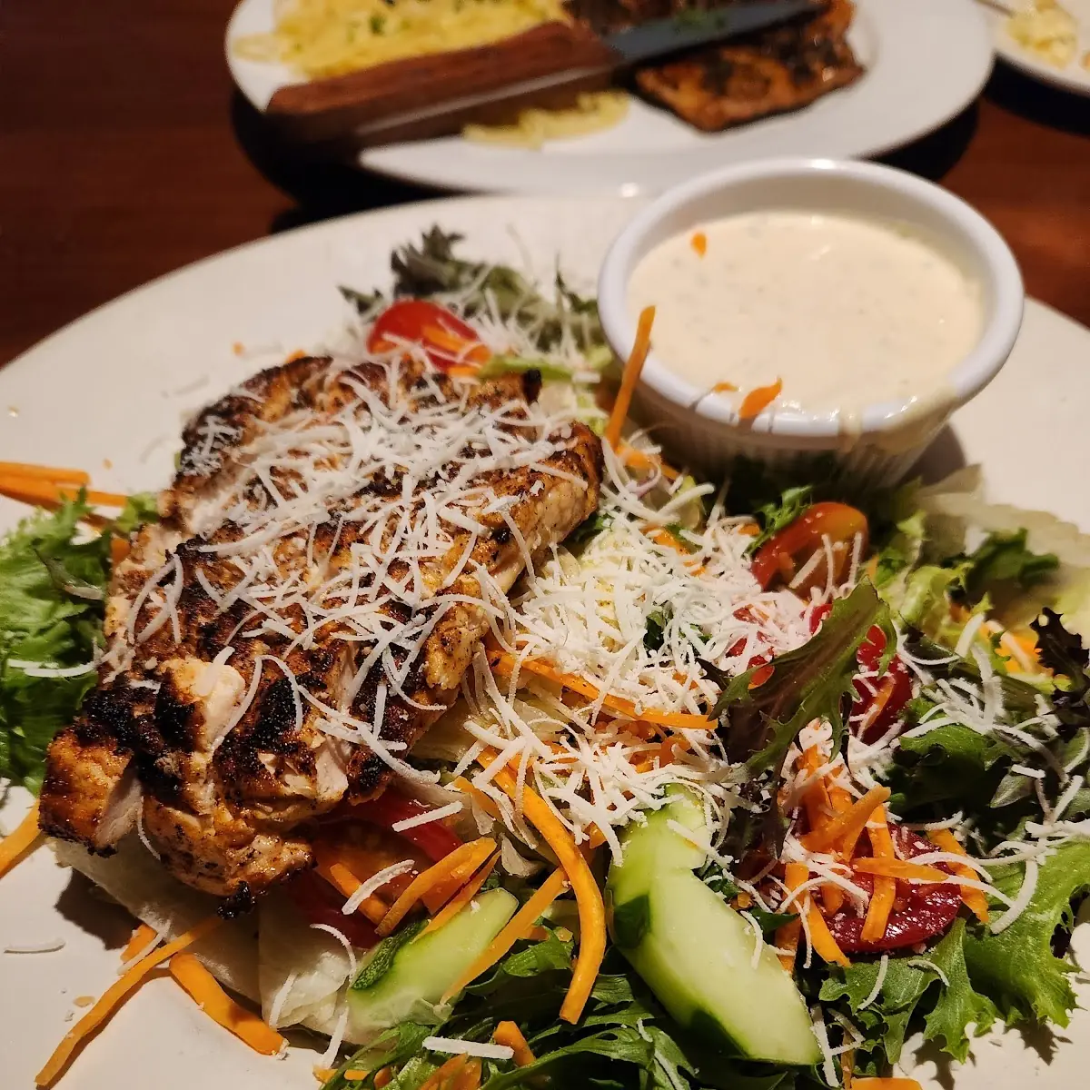 Blackened Chicken Salad with House Dressing