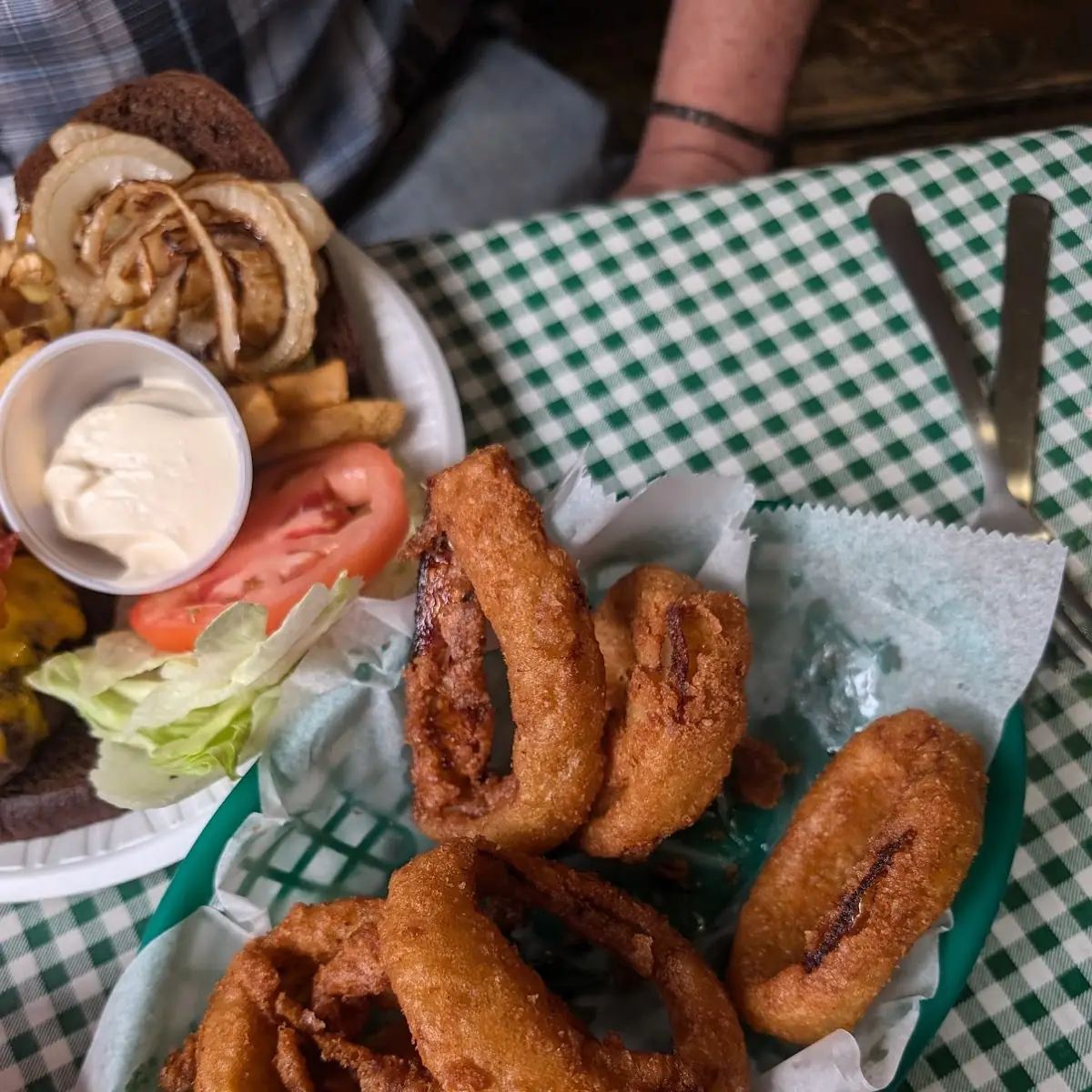Rye Patty Melt Sandwich with Bacon