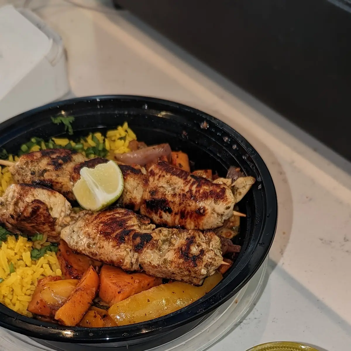 Chicken Kabob Plate