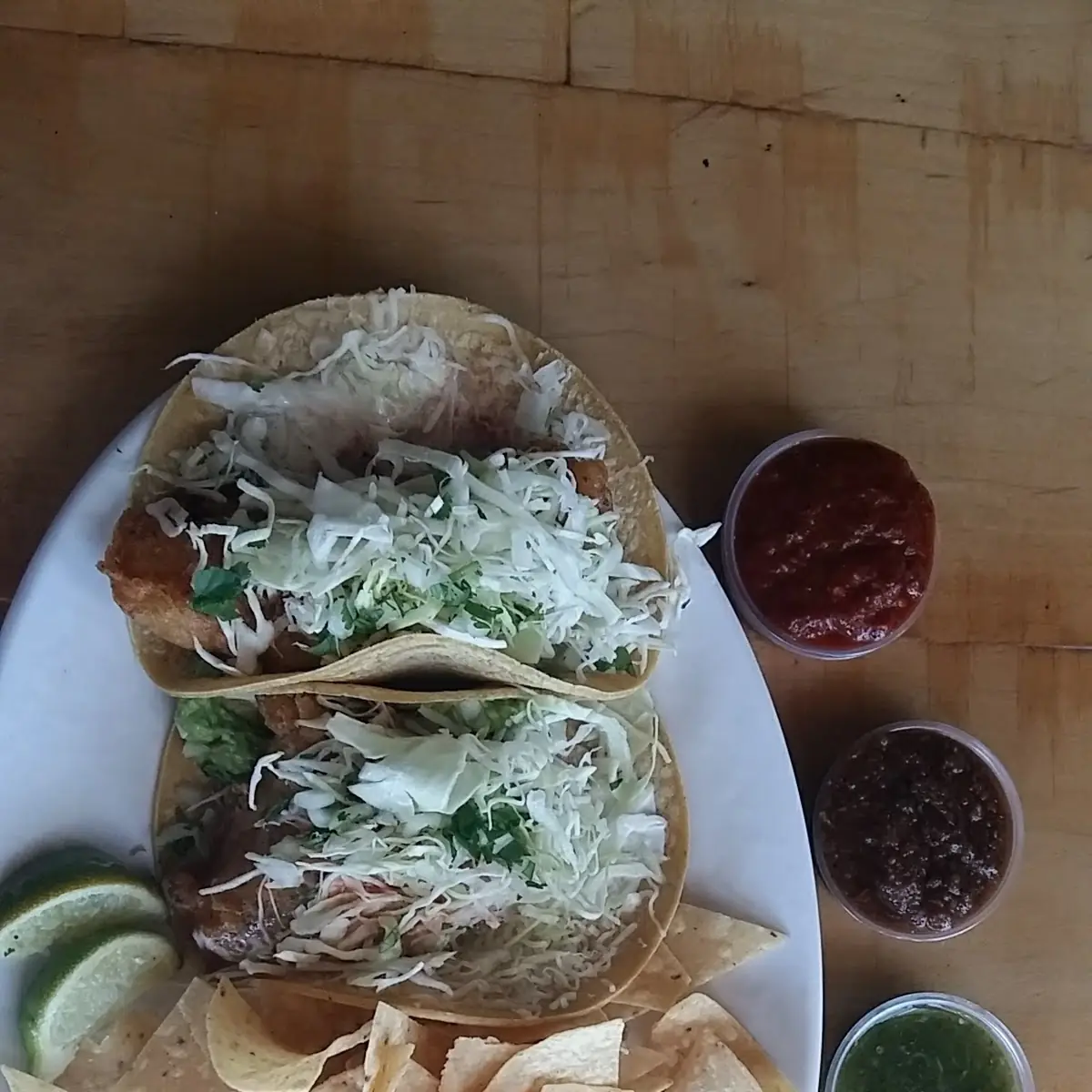 Two Taco Tasting Plate