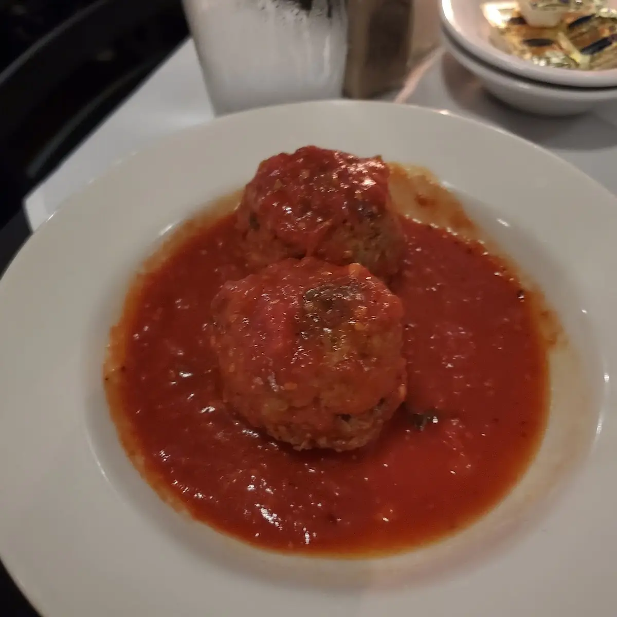 Meatballs in Marinara Sauce
