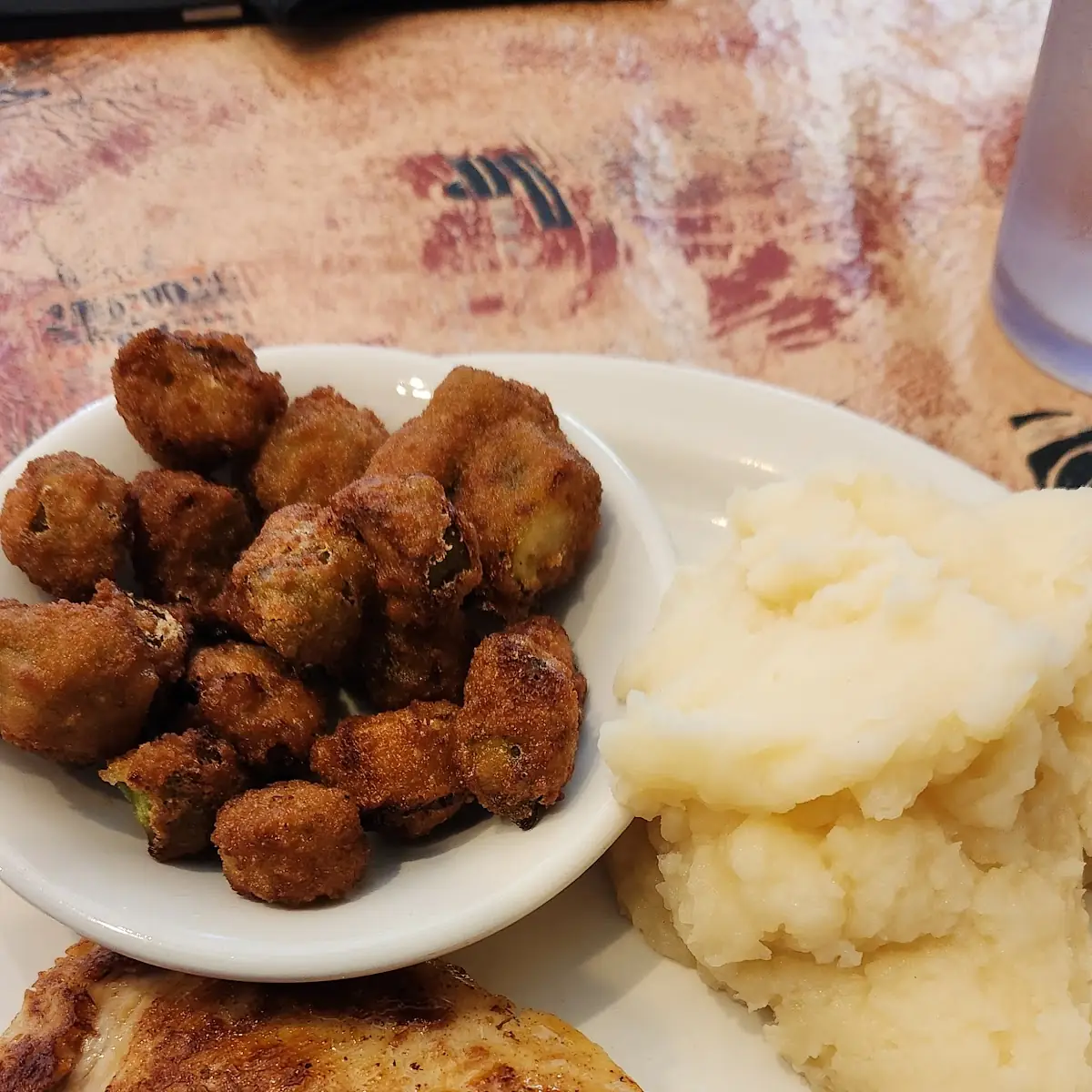 Chicken Fried Chicken Fried Okra