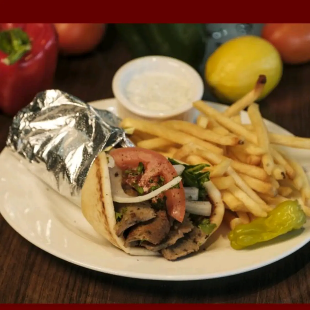 Gyros Sandwich Combo