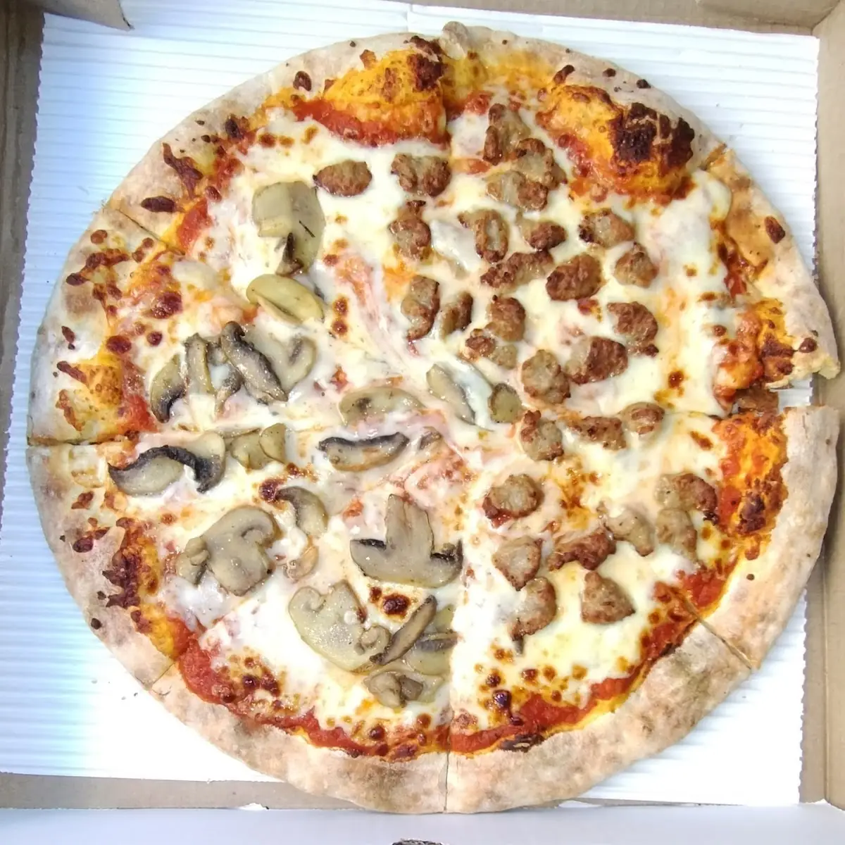Pizza Sausage & Mushrooms