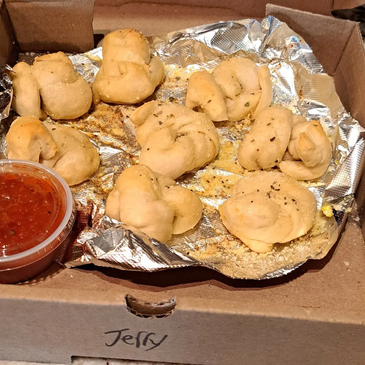 Parmesan Garlic Knots 8