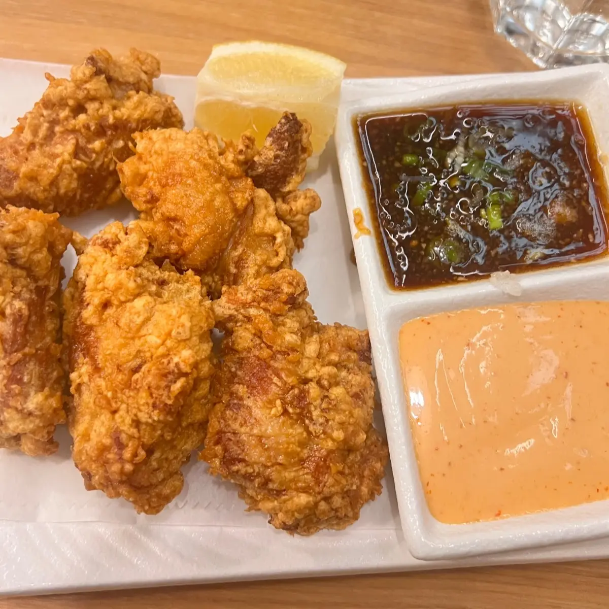 Fried Chicken with Dipping Sauces
