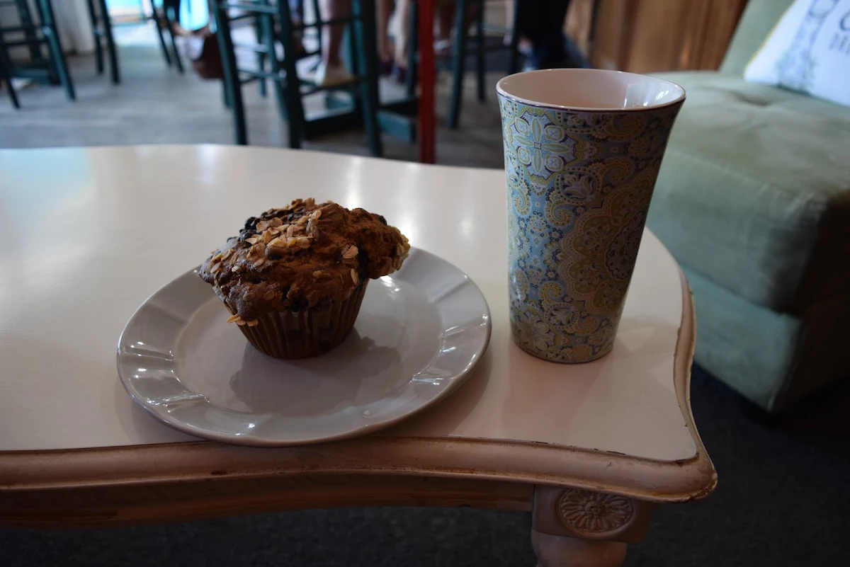 Blueberry Muffin and Coffee