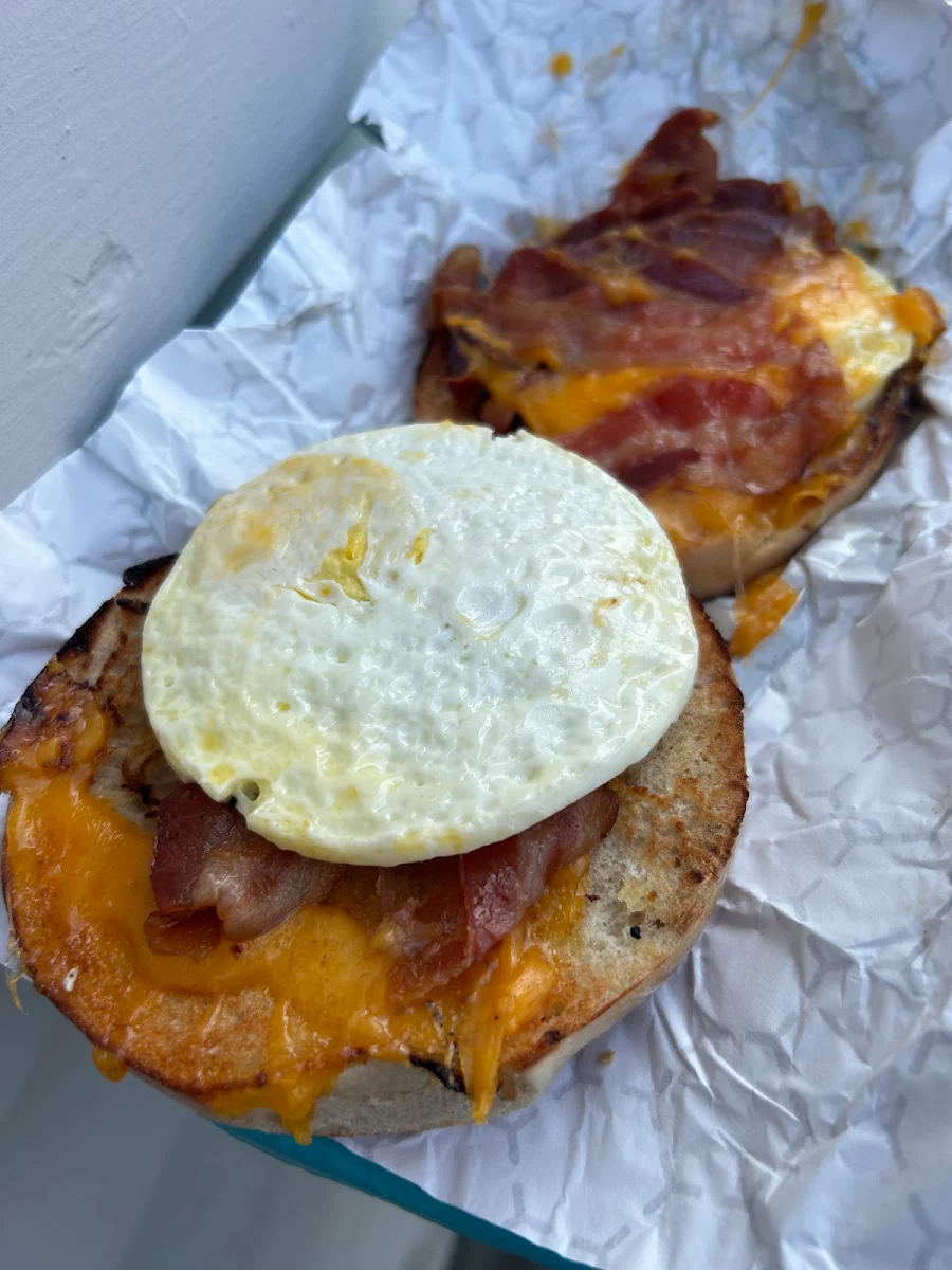 Egg Breakfast Sandwich with 2 Fried Eggs