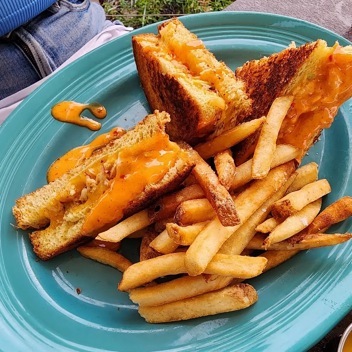 Lobster and Crab Grilled Cheese