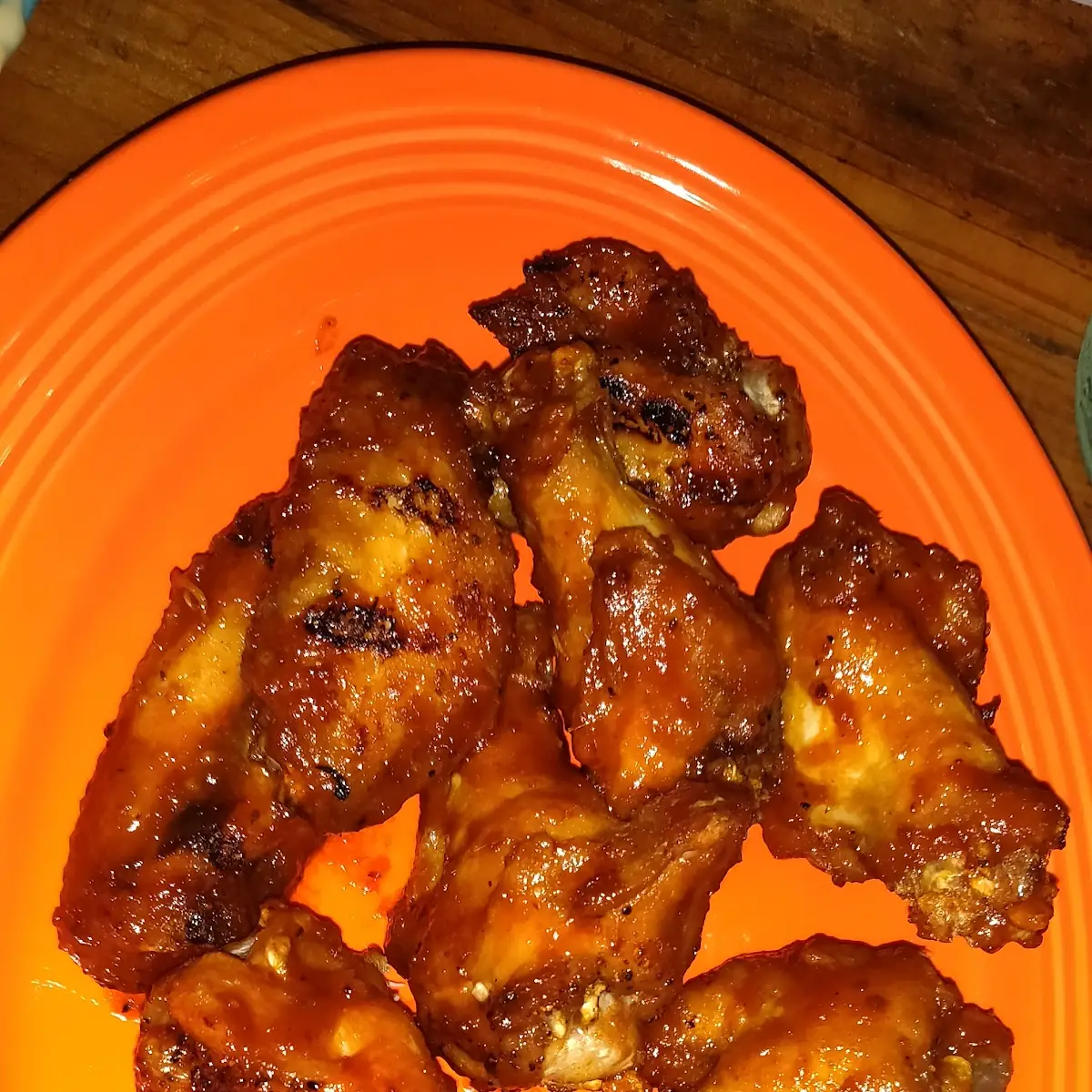 Peach Habanero Chicken Wings