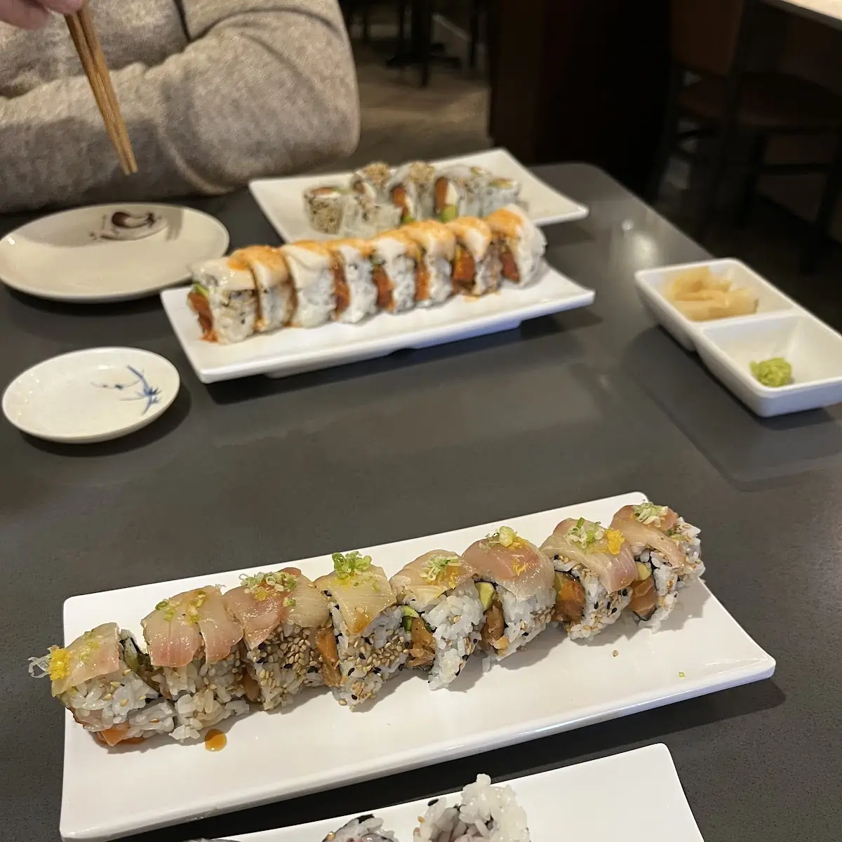 Assorted Sushi Rolls and Nigiri