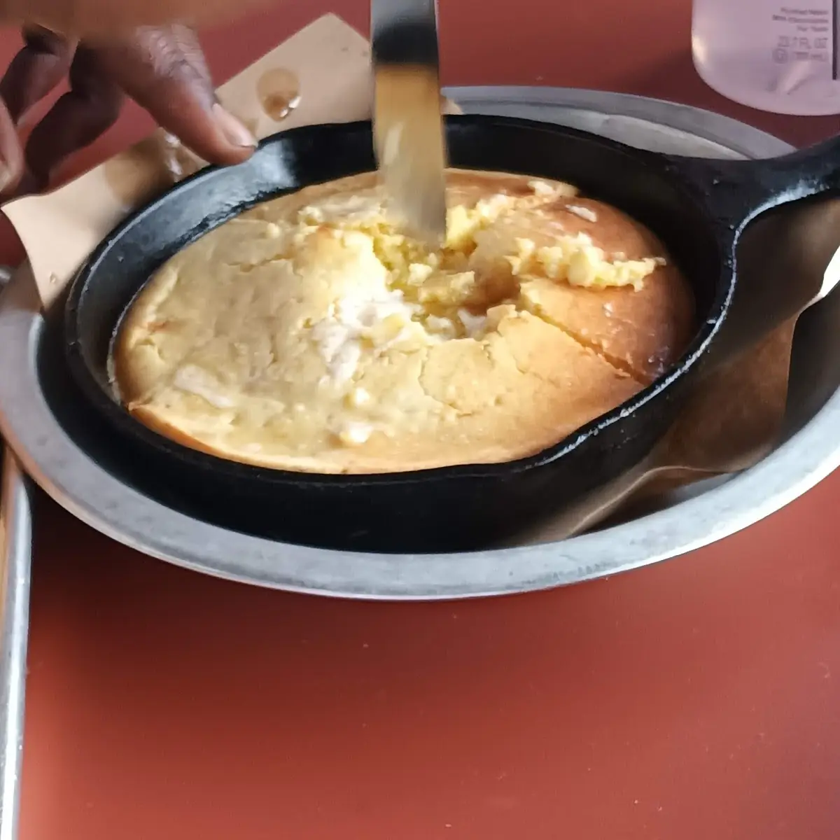 Honey-Drizzled Skillet Cornbread