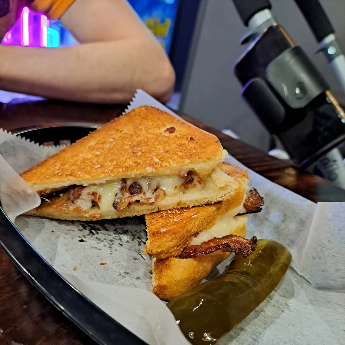 Bacon on Bacon Grilled Cheese