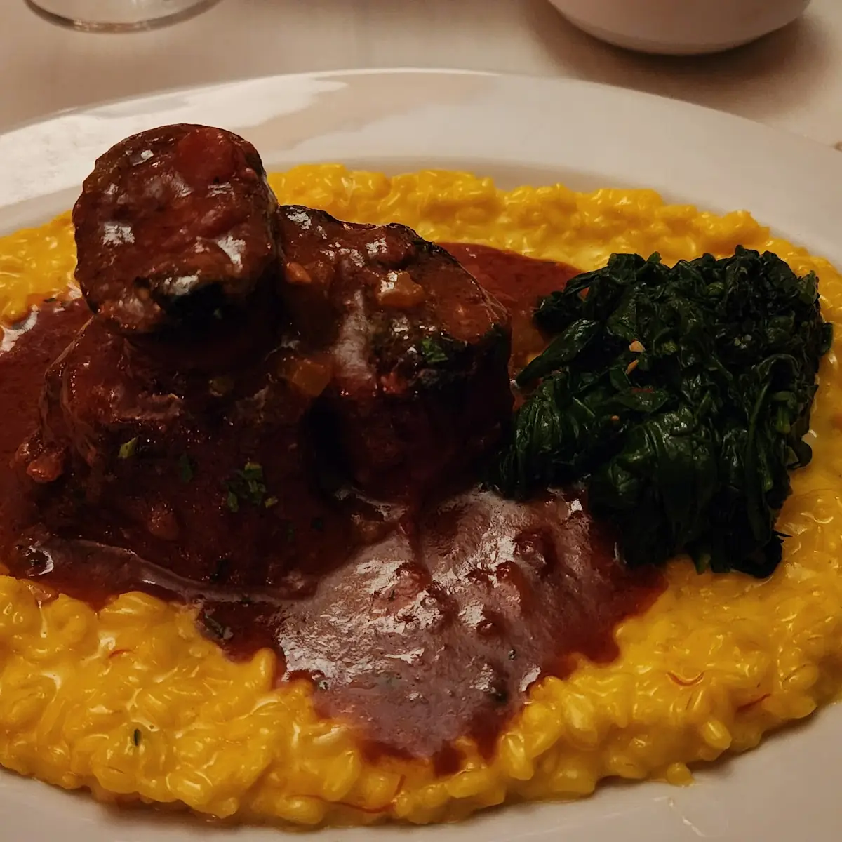 Lamb Shank on Risotto