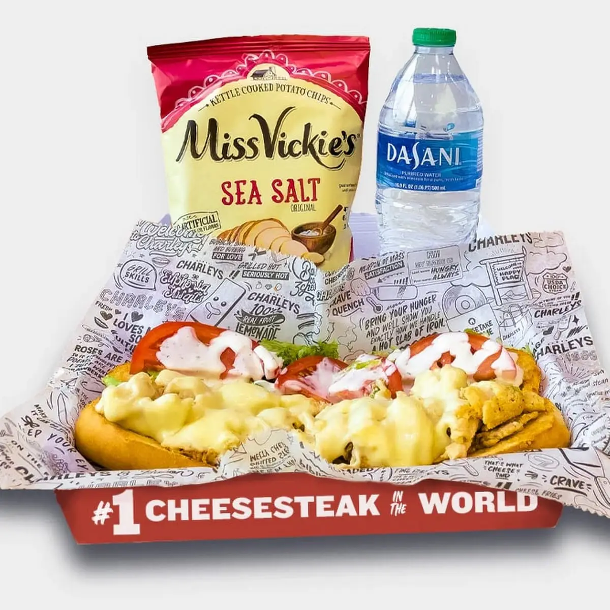 Chicken Philly Steak Combo Meal