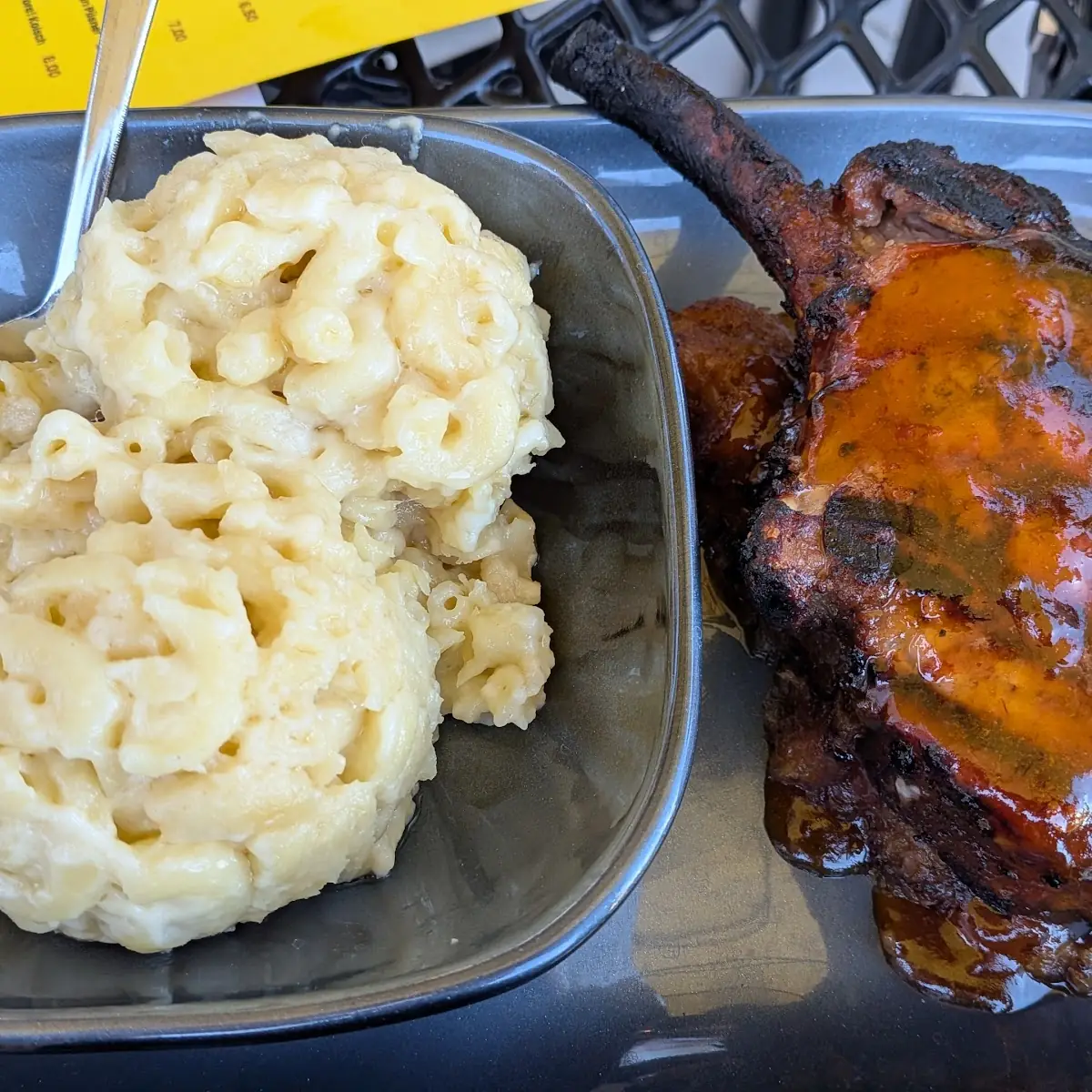 Grilled Pork Chop with Apricot