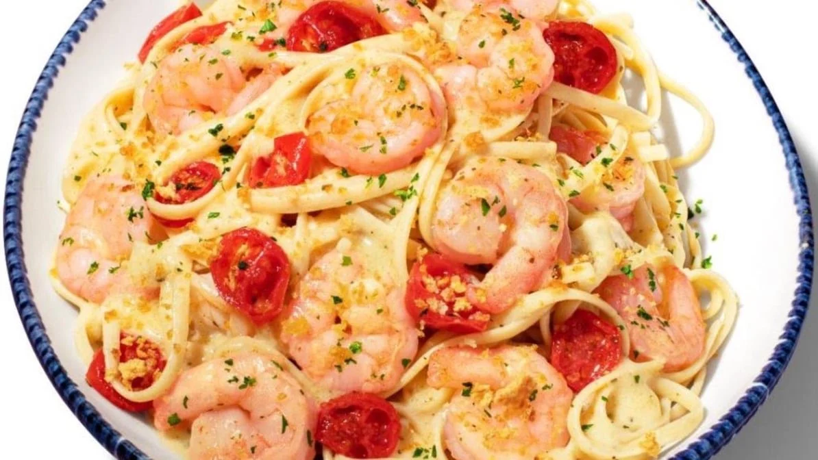 Shrimp Linguini Alfredo