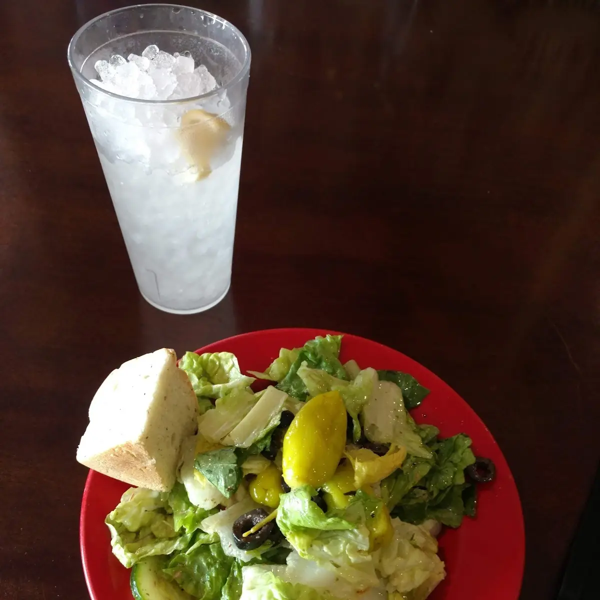 Greek Salad with Italian Dressing