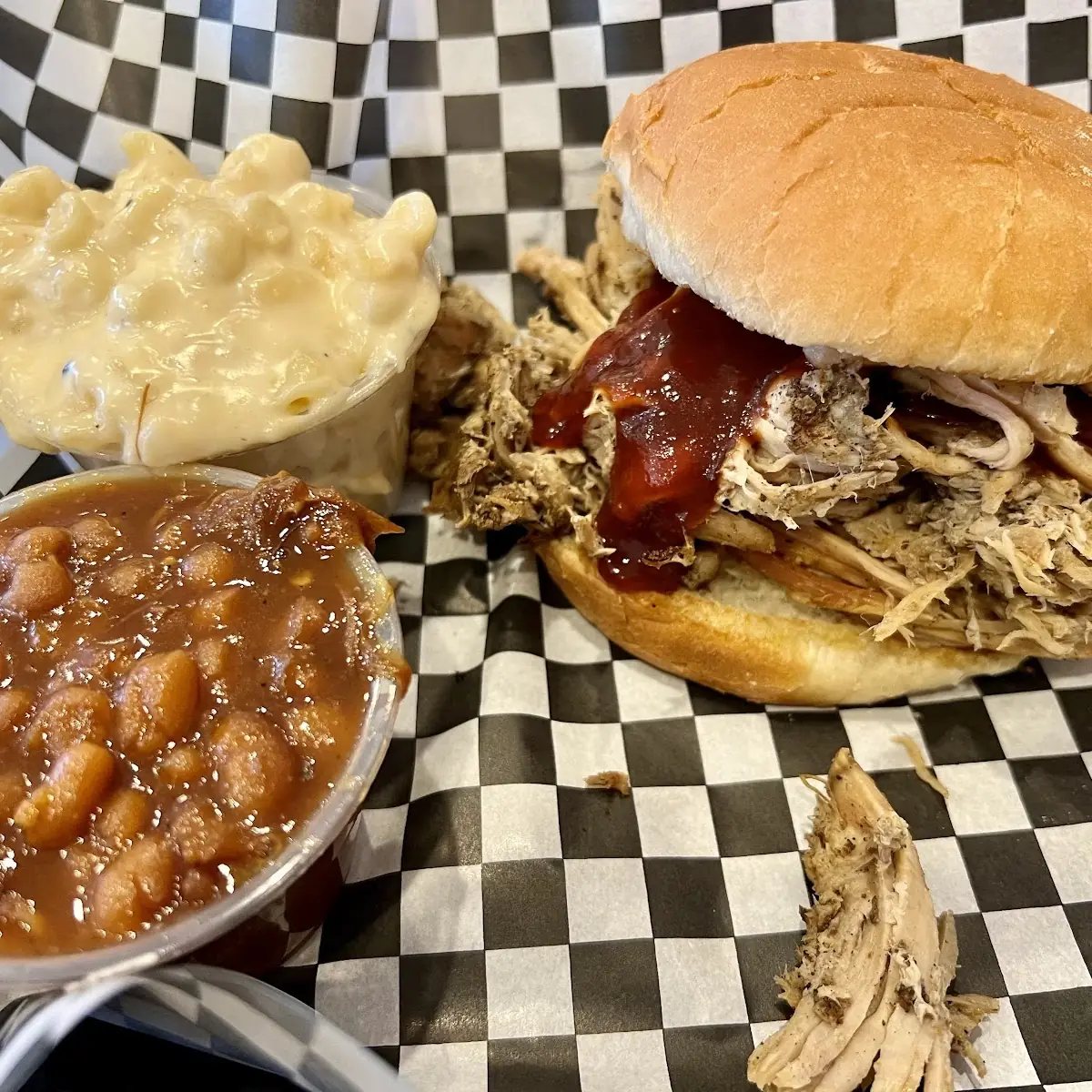 Pulled Pork Sandwich Plate
