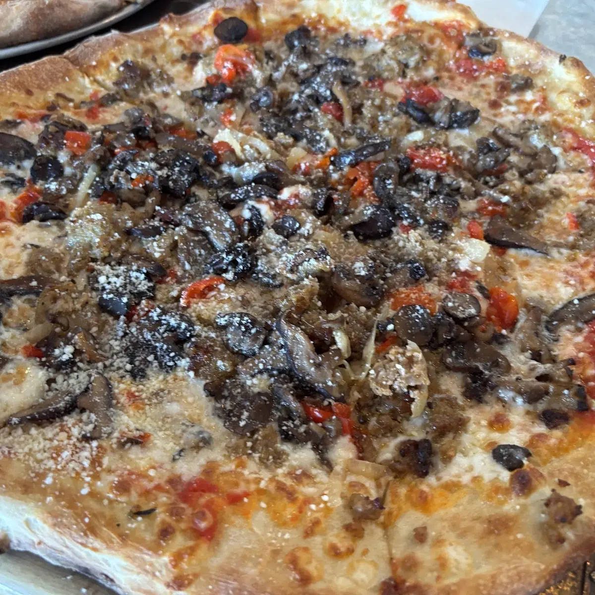 Roasted Mushroom Pizza