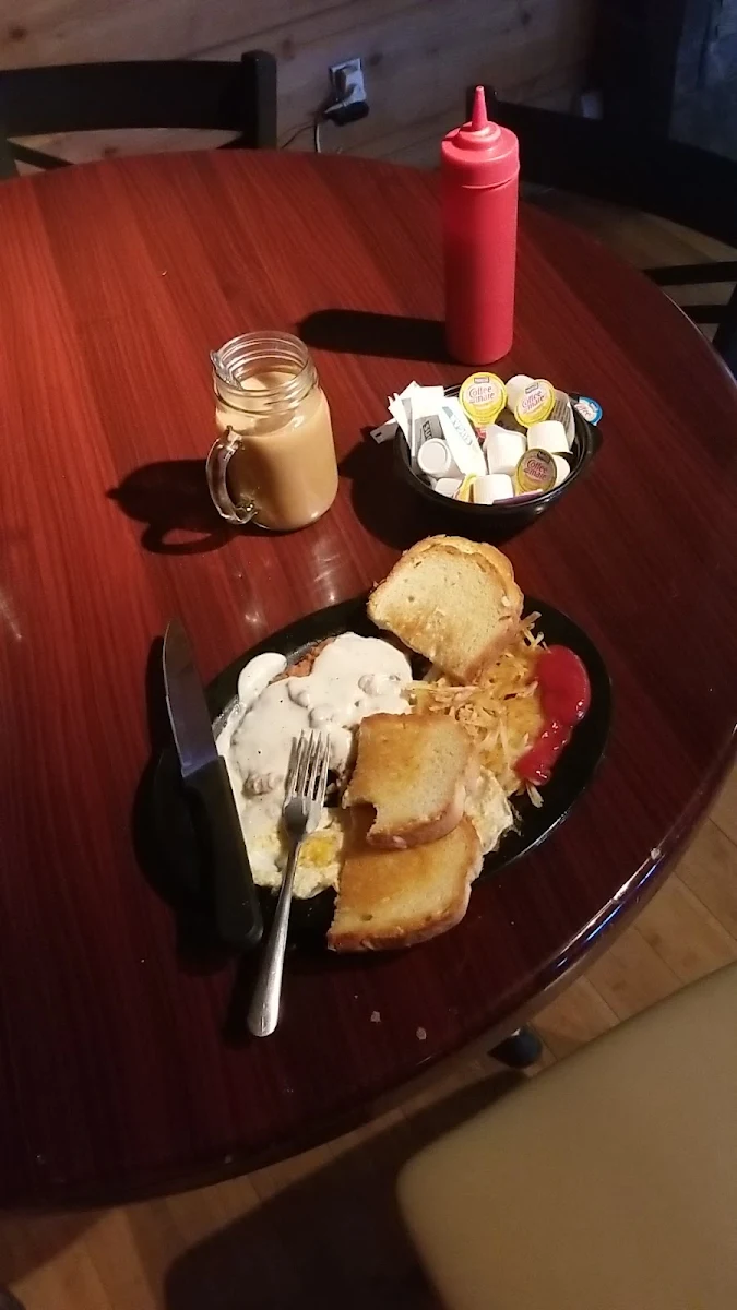 Chicken Fried Steak and Eggs