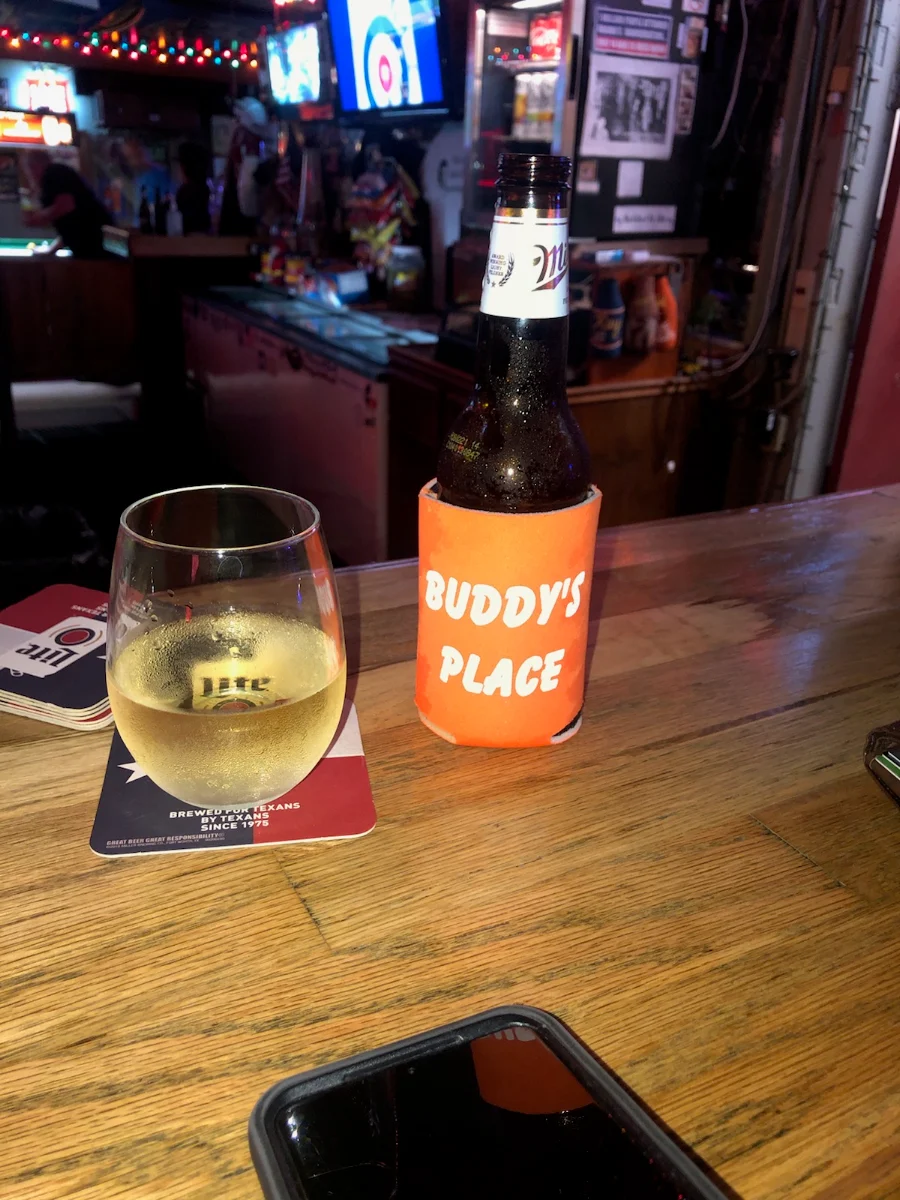Miller Lite and Chardonnay