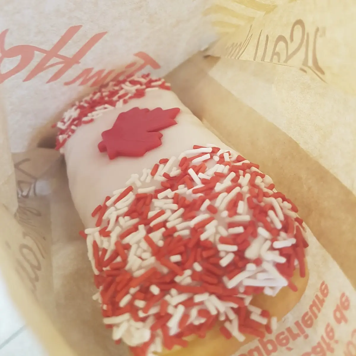 Canada Day Donut