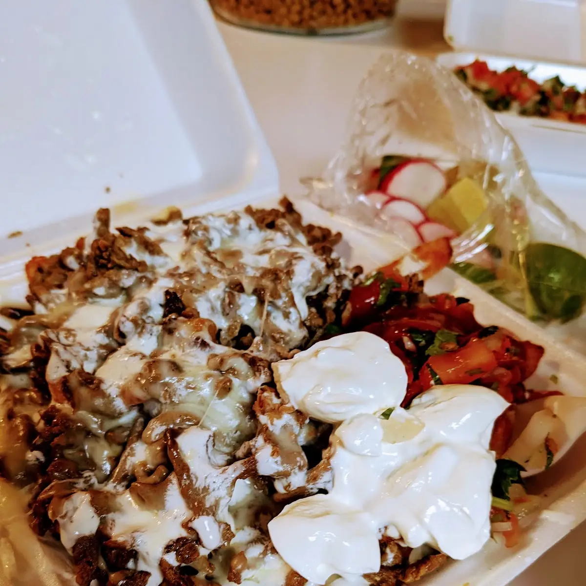 Carne Asada Fries with Pico De Gallo